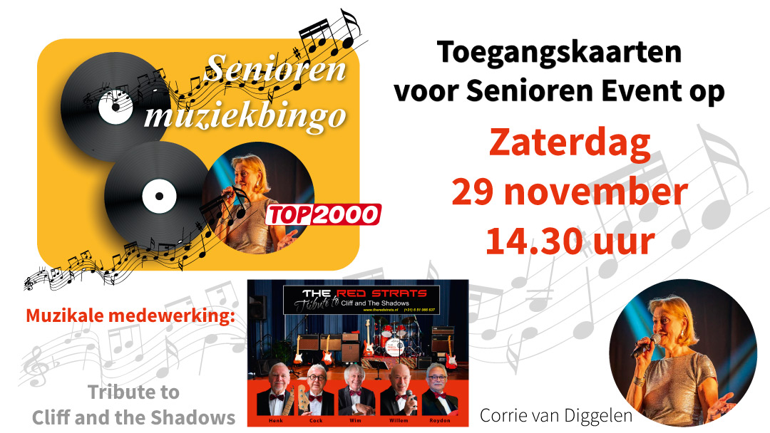 Toegangskaarten voor Senioren Event op 29 november 2025